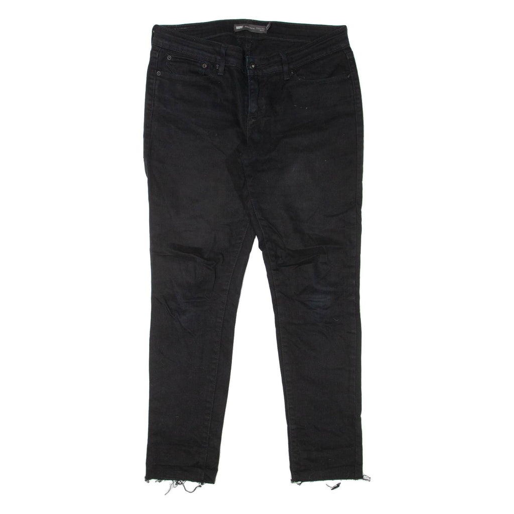 LEVI'S Modern Rise Womens Jeans Black Slim Skinny W32 L28
