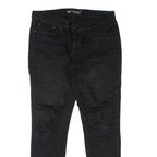 LEVI'S Modern Rise Womens Jeans Black Slim Skinny W32 L28