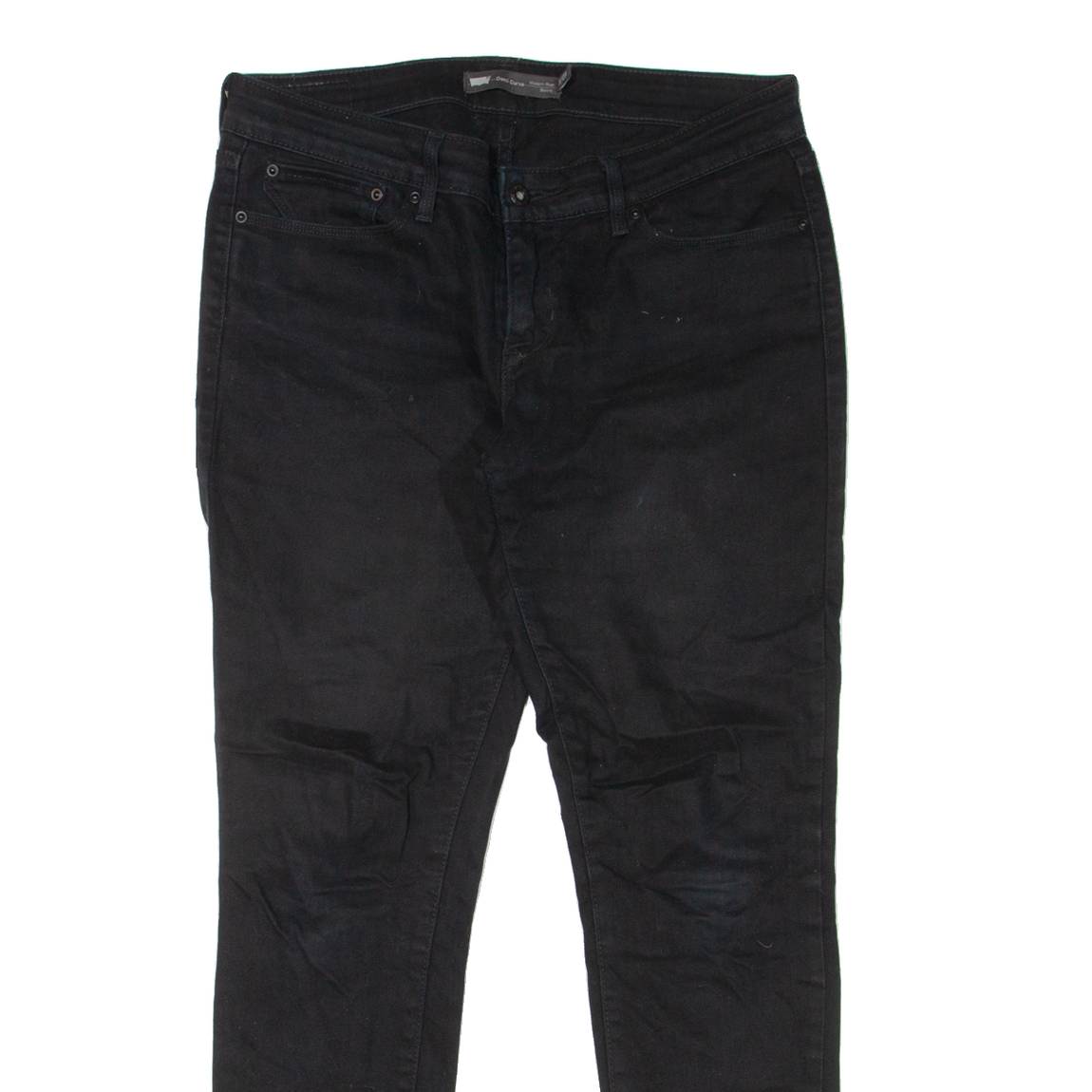 LEVI'S Modern Rise Womens Jeans Black Slim Skinny W32 L28