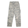 VANGUARD Mens Cotton Blend Grey & Cream Camouflage Regular Fit Cargo Trousers