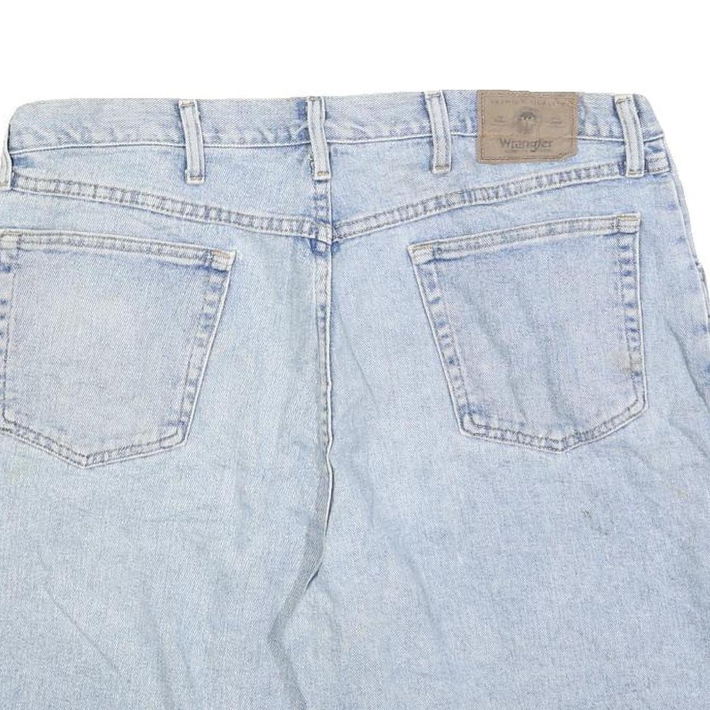 WRANGLER Mens Shorts Blue Casual Denim XL W38 Cotton Blend Lightweight