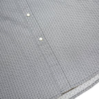 WRANGLER Mens Grey Pattern Short Sleeve Shirt XL Button Front Cotton Blend