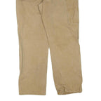 DICKIES Mens Jeans Beige Regular Straight Denim W36 L32 Workwear Zip Closure