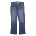 LEVI'S Womens 524 Regular Fit Straight Leg Denim Medium Wash W30 L30 Classic Zip