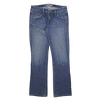 LEVI'S Womens 524 Regular Fit Straight Leg Denim Medium Wash W30 L30 Classic Zip