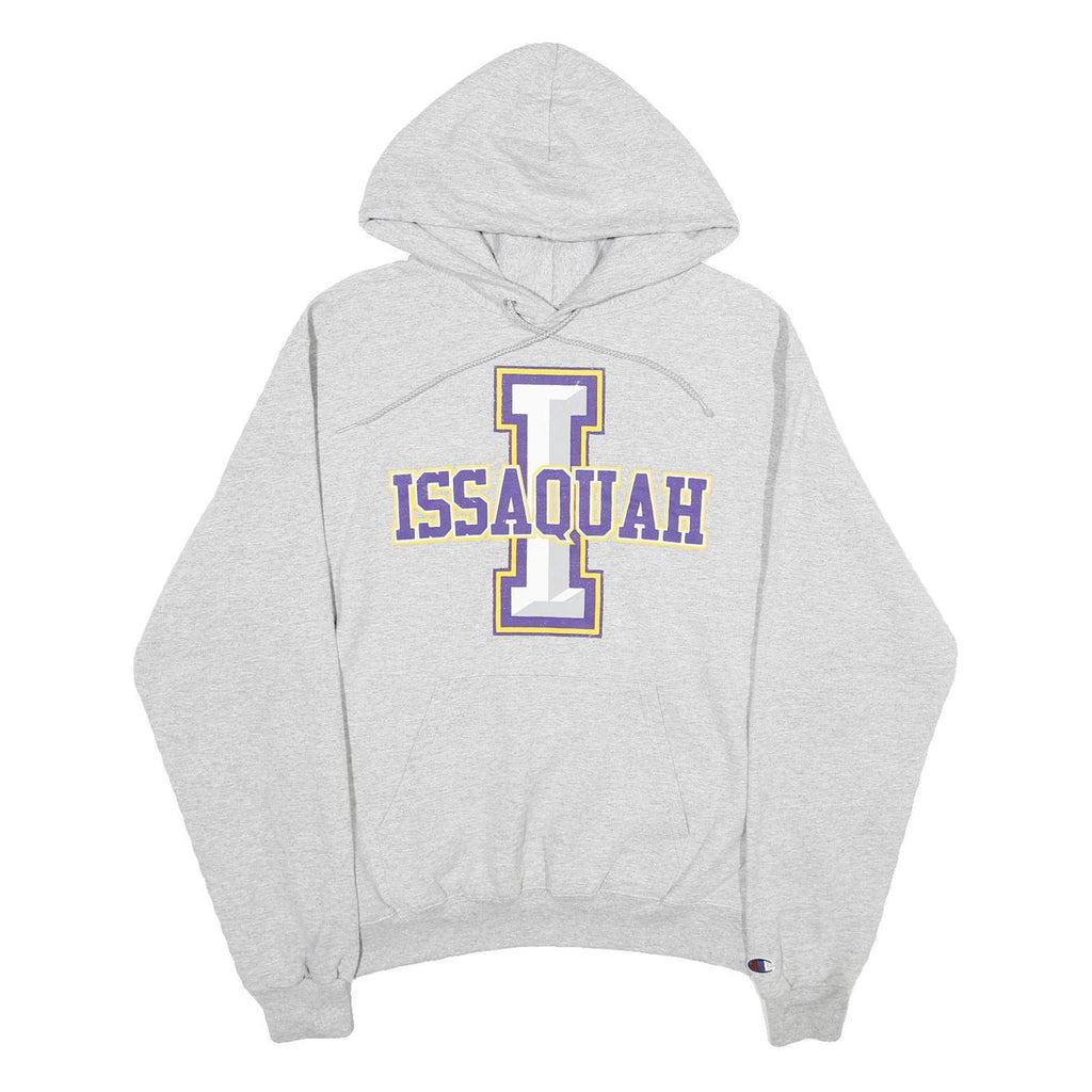 CHAMPION Mens Grey Issaquah Pullover Hoodie M Cotton Blend