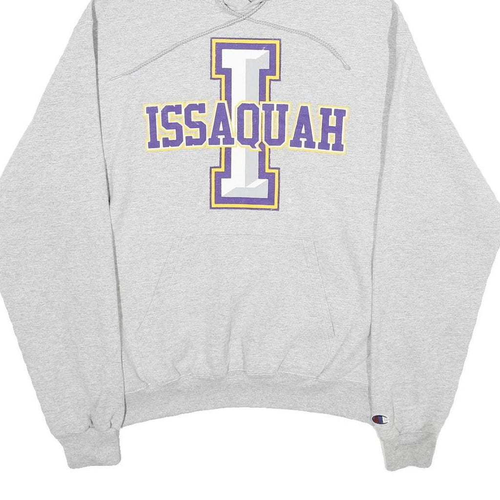 CHAMPION Mens Grey Issaquah Pullover Hoodie M Cotton Blend