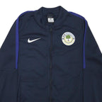 NIKE Mens Navy Blue Track Jacket M Polyester Blend Dri-Fit Zip Sportswear