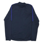 NIKE Mens Navy Blue Track Jacket M Polyester Blend Dri-Fit Zip Sportswear