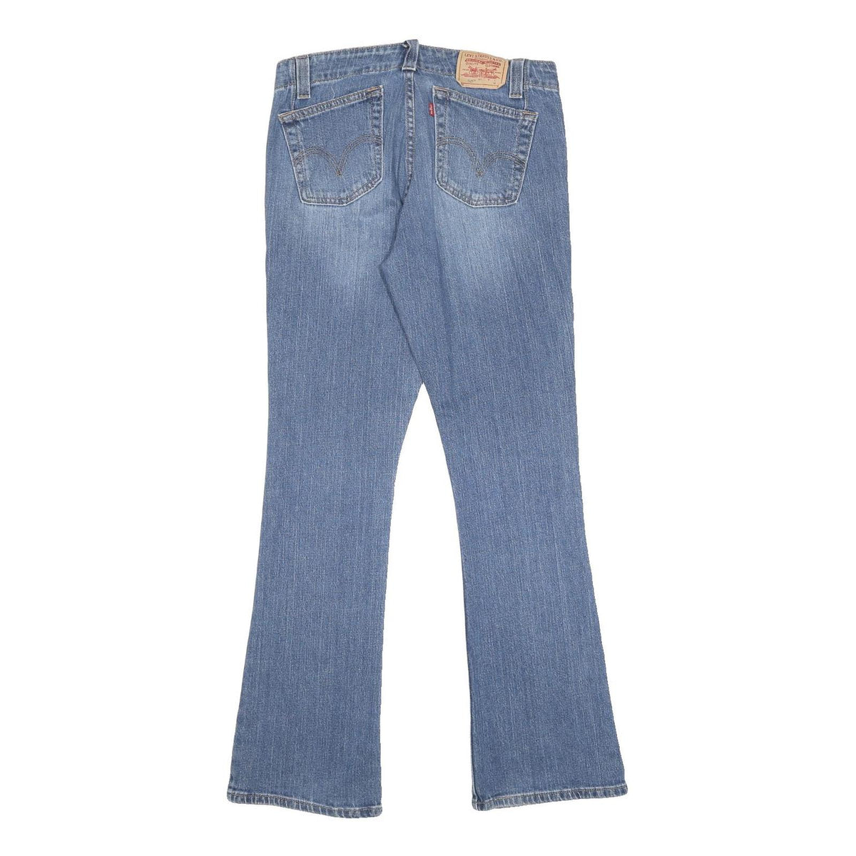 LEVI'S Womens 525 Regular Fit Bootcut Denim Light Wash Jeans W30 L31
