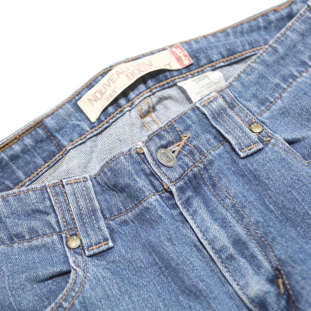 LEVI'S Womens 525 Regular Fit Bootcut Denim Light Wash Jeans W30 L31