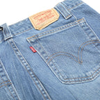 LEVI'S Womens 525 Regular Fit Bootcut Denim Light Wash Jeans W30 L31