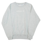 ADIDAS Womens Sweatshirt Grey Crew Neck UK 12