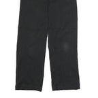 DICKIES Mens Black Classic Straight Trousers W32 L30 Workwear Durable Zip