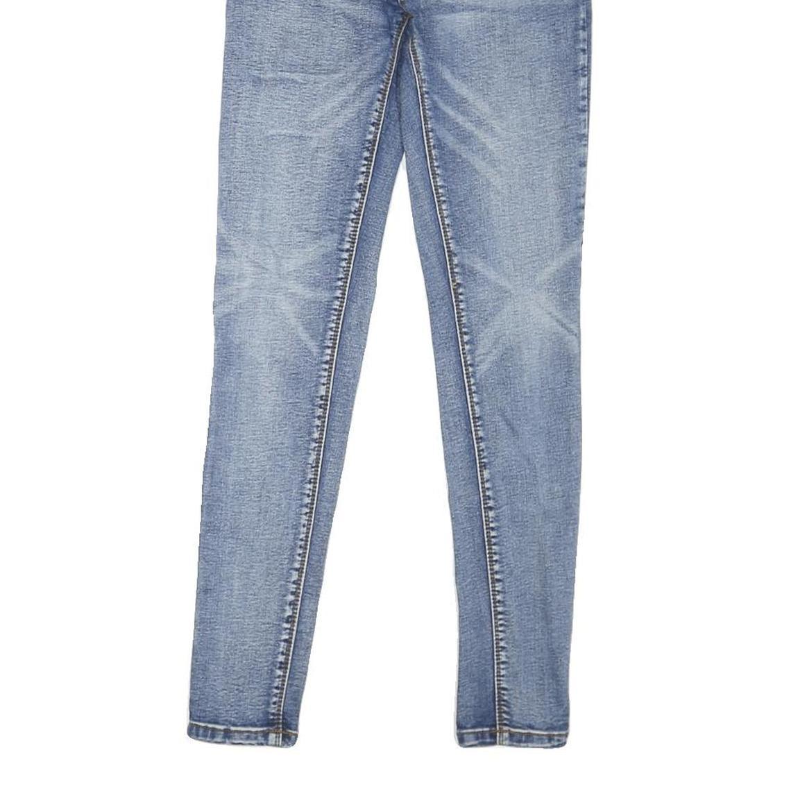 SCOUT Womens Jeans Blue Slim Skinny Denim Light W26 L27 Stylish Zip Fasten