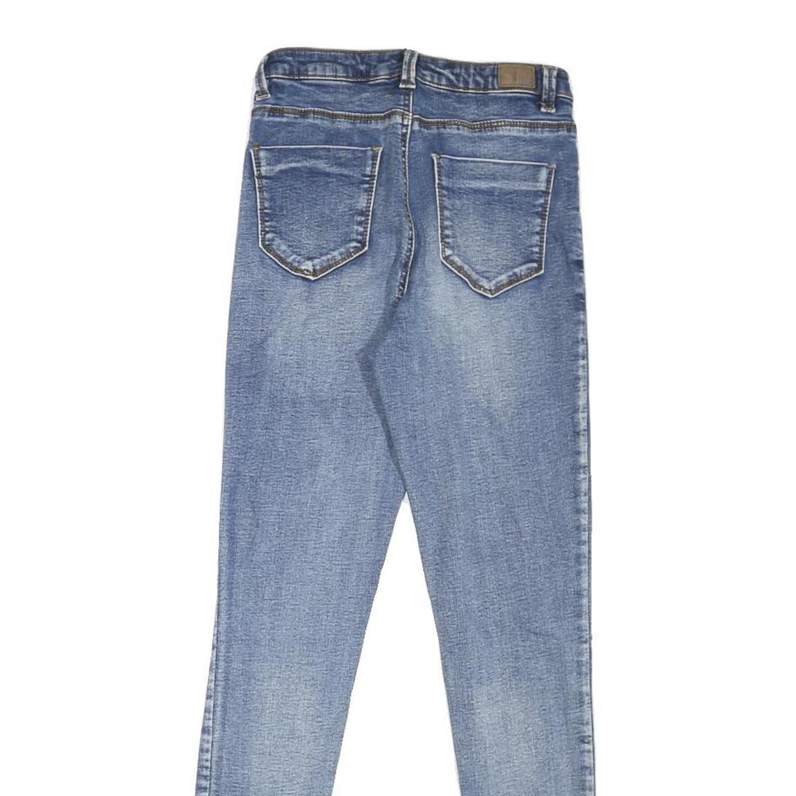 SCOUT Womens Jeans Blue Slim Skinny Denim Light W26 L27 Stylish Zip Fasten