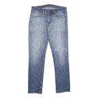 LEVI'S 511 Slim Mens Jeans Blue Denim Medium W34 L32 Slim Fit Zip Closure