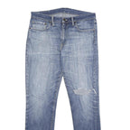 LEVI'S 511 Slim Mens Jeans Blue Denim Medium W34 L32 Slim Fit Zip Closure