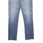 LEVI'S 511 Slim Mens Jeans Blue Denim Medium W34 L32 Slim Fit Zip Closure