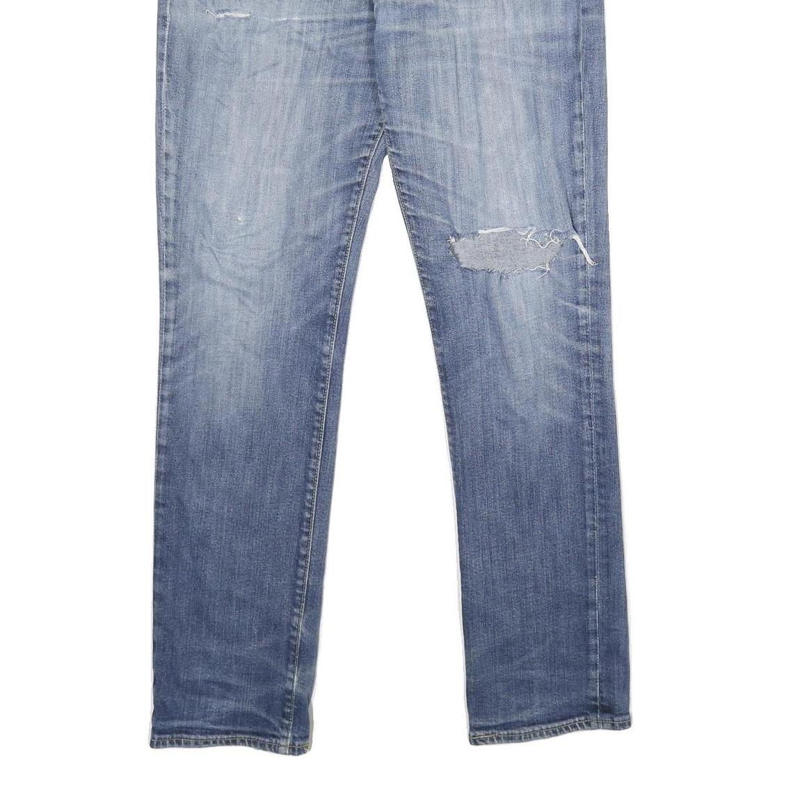 LEVI'S 511 Slim Mens Jeans Blue Denim Medium W34 L32 Slim Fit Zip Closure