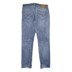 LEVI'S 511 Slim Mens Jeans Blue Denim Medium W34 L32 Slim Fit Zip Closure