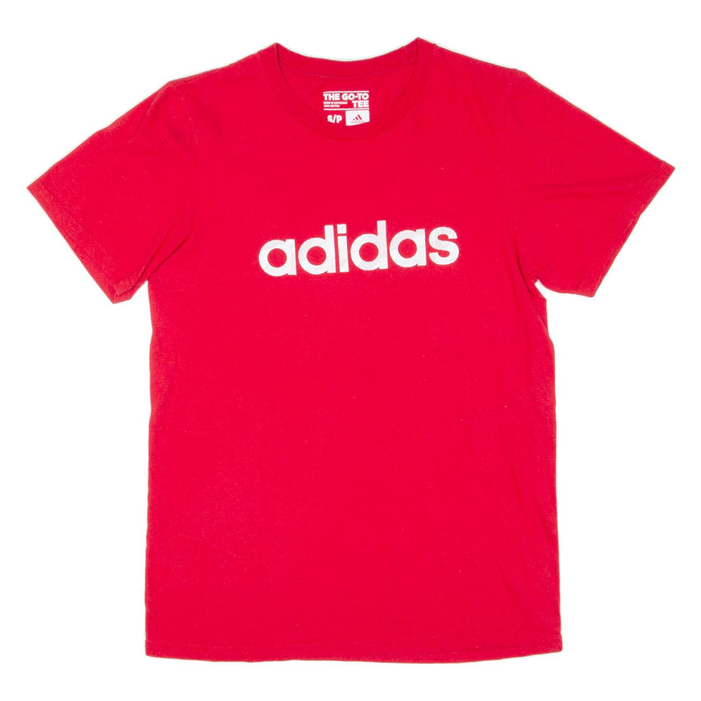ADIDAS Mens T-Shirt Red S