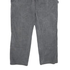 CARHARTT Mens Cotton Blend Grey Relaxed Straight Trousers W42 L32 Workwear Zip