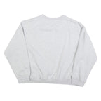 Womens Grey Sweatshirt Mathletic Department Crew Neck L Casual Cotton Blend