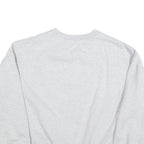 Womens Grey Sweatshirt Mathletic Department Crew Neck L Casual Cotton Blend