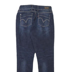 LEVI'S Womens Slim Blue Denim Medium Wash W28 L30 Slim Fit Zip Jeans