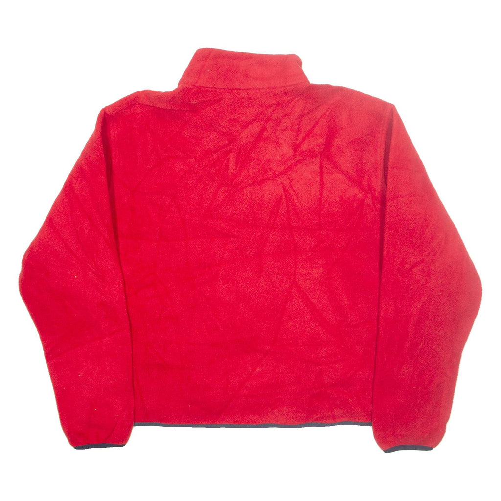 WOOLRICH Womens Fleece Jacket Red XL