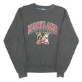 CHAMPION Mens Grey Maryland Terps Crew Neck S Cotton Blend Sweatshirt