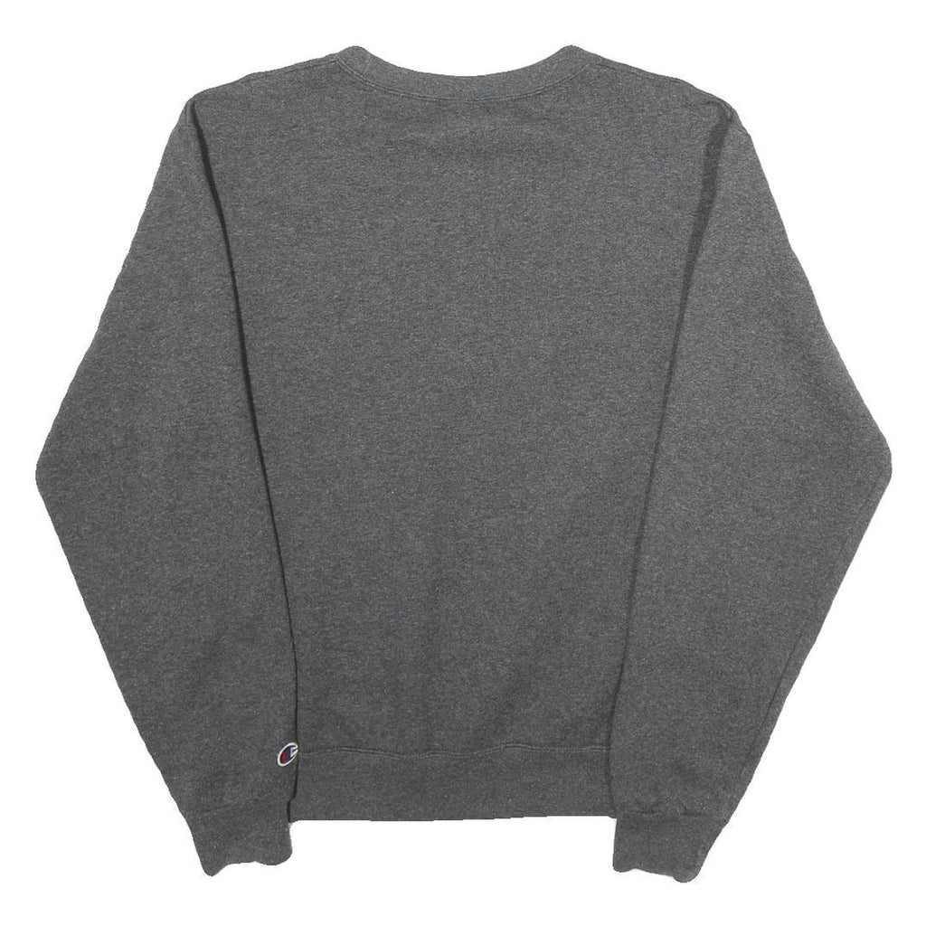 CHAMPION Mens Grey Maryland Terps Crew Neck S Cotton Blend Sweatshirt