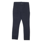 POLO RALPH LAUREN Womens Cotton Blend Navy Slim Skinny Trousers W26 L24