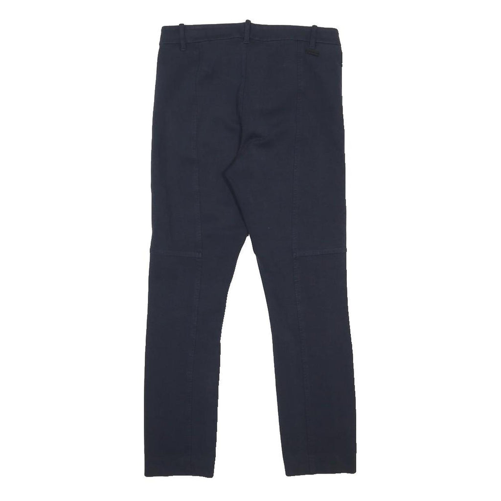 POLO RALPH LAUREN Womens Cotton Blend Navy Slim Skinny Trousers W26 L24