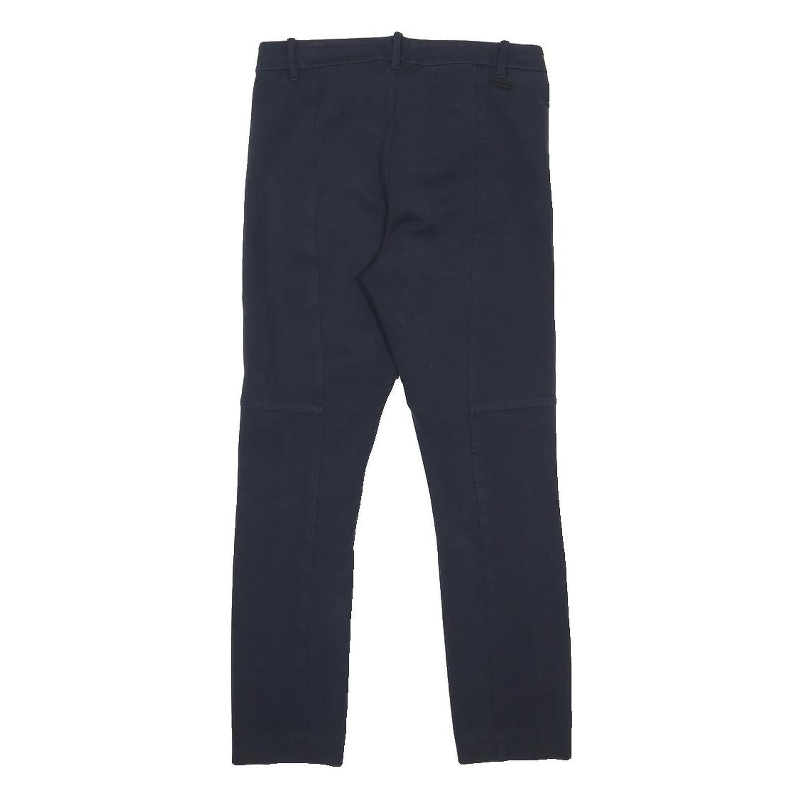 POLO RALPH LAUREN Womens Cotton Blend Navy Slim Skinny Trousers W26 L24