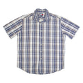 TOMMY HILFIGER Mens Shirt Blue Check L