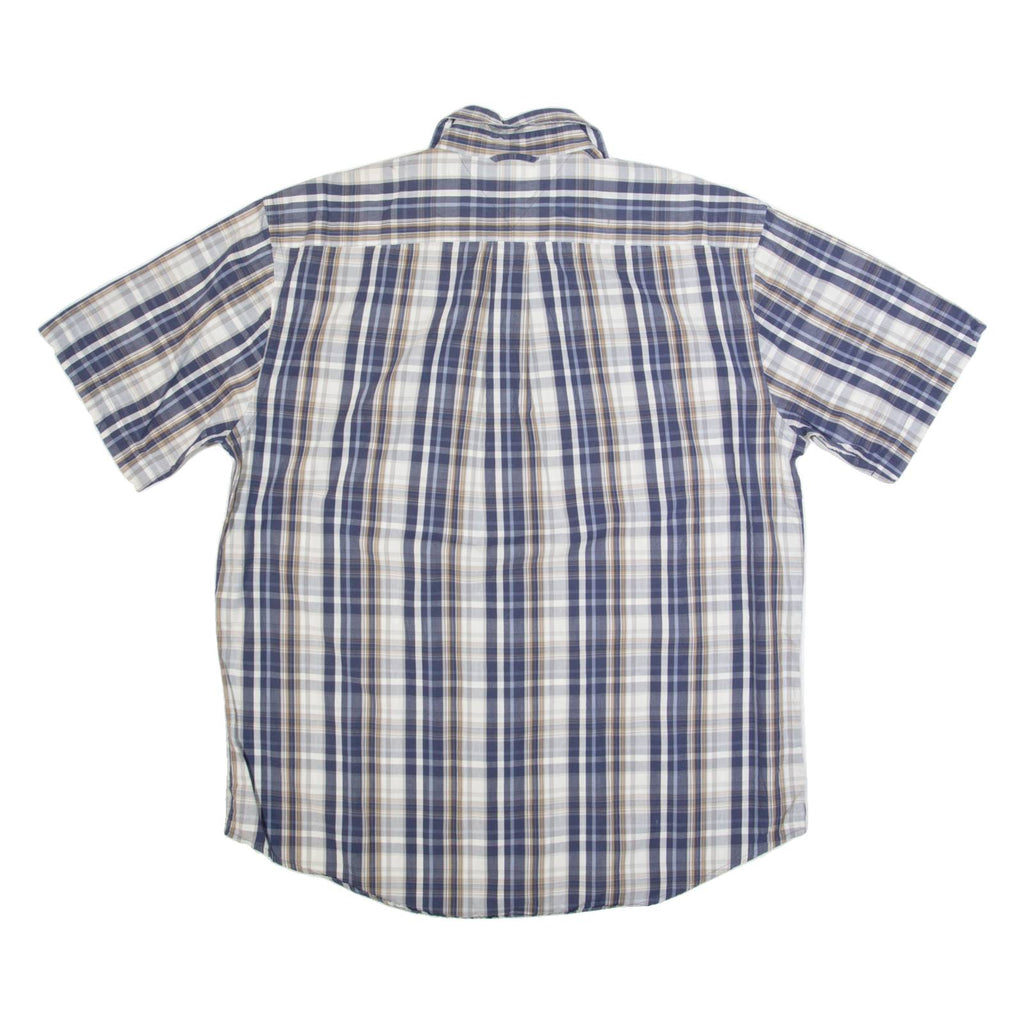 TOMMY HILFIGER Mens Shirt Blue Check L