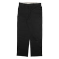 DICKIES Mens Trousers Black Regular Straight W36 L31