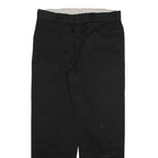 DICKIES Mens Trousers Black Regular Straight W36 L31