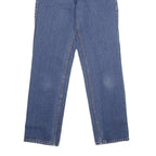 TEDDY'S Womens Jeans Blue Regular Straight Denim Medium W26 L30 Classic Fit Zip