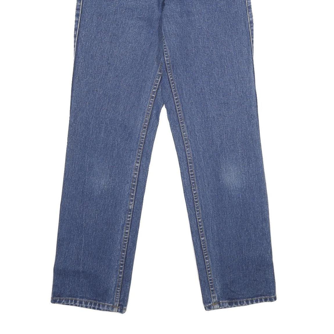 TEDDY'S Womens Jeans Blue Regular Straight Denim Medium W26 L30 Classic Fit Zip