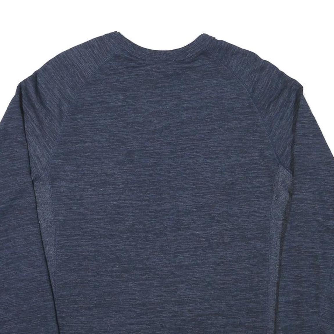 CHAMPION Mens Blue Crew Neck L Cotton Blend Sweatshirt Casual Pullover