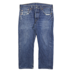 LEVI'S 501 Mens Regular Fit Straight Denim Medium W32 L24 Classic Button Fly