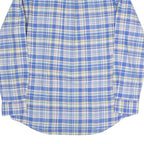 CHAPS Mens Blue & Yellow Check Shirt L Button-Down Collar Long Sleeve Casual