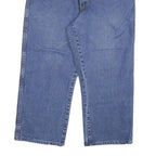 DICKIES Mens Jeans Blue Regular Straight Denim W40 L24 Workwear Zip Closure