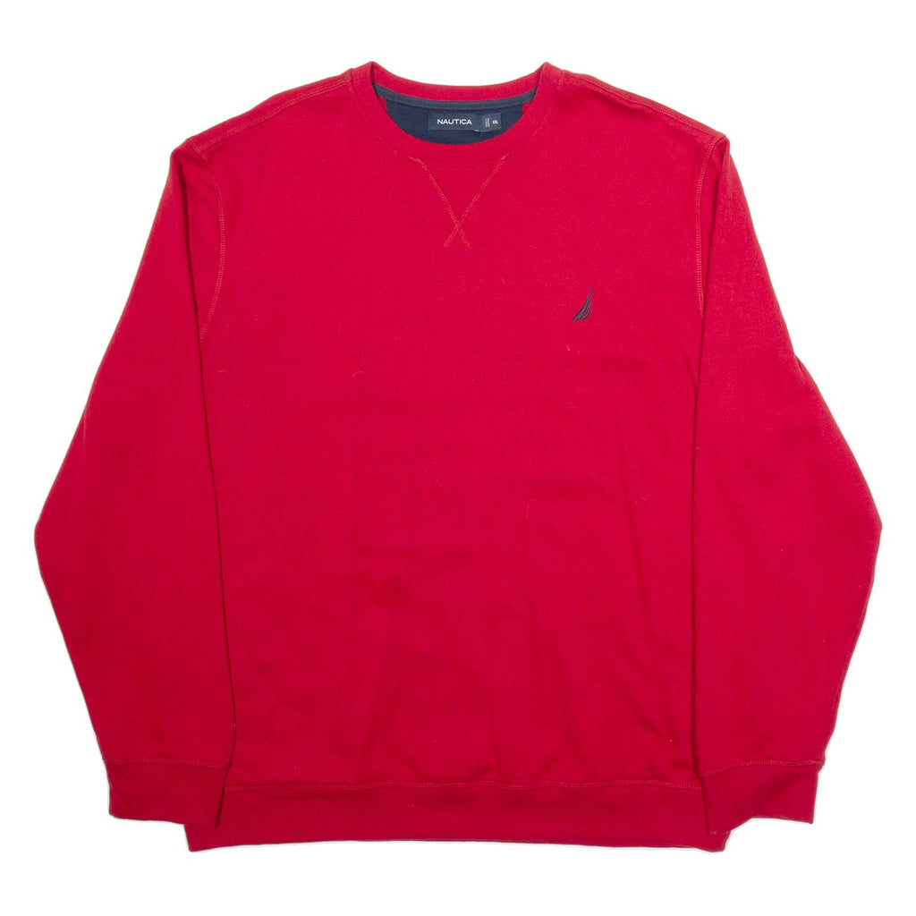 NAUTICA Mens Sweatshirt Red 2XL