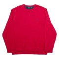 NAUTICA Mens Sweatshirt Red 2XL