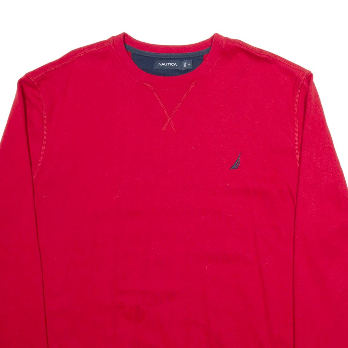 NAUTICA Mens Sweatshirt Red 2XL