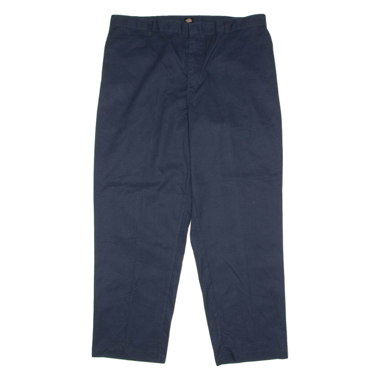 DICKIES Workwear Mens Trousers Blue Regular Straight W42 L32